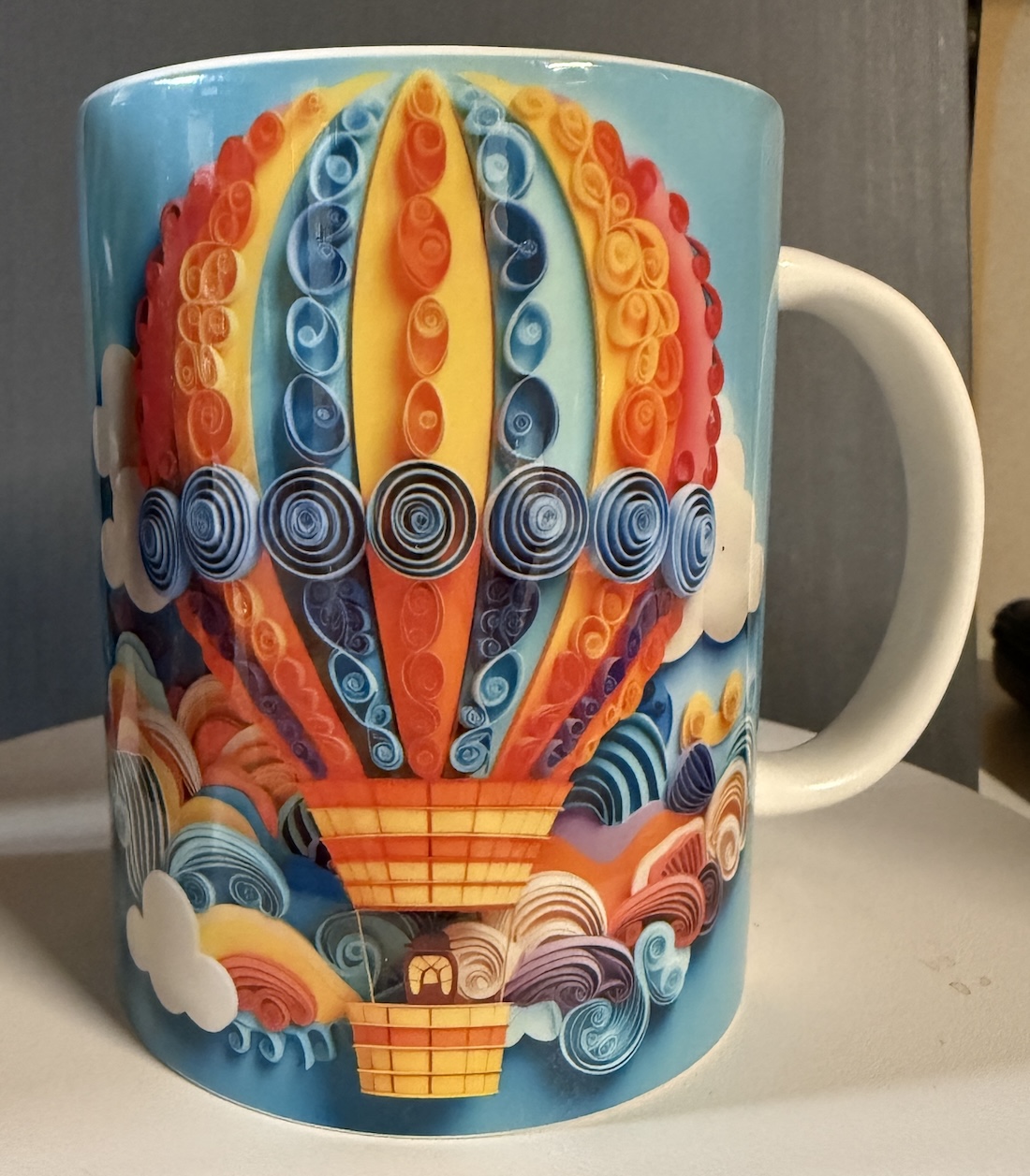 Mug 15oz MultiColor Hot Air Balloon 3D