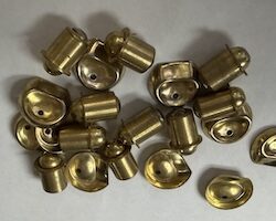Spring Loaded Brass Bullet Catch -10pk