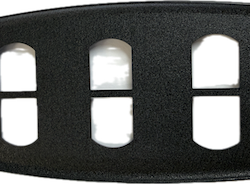 Intellitec 6 button BLACK ROUND Corner Bezel