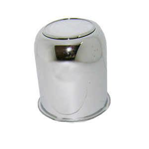 CHROME CENTER CAP W/ PLUG FOR 3.19 C/B 5-LUG WHEEL