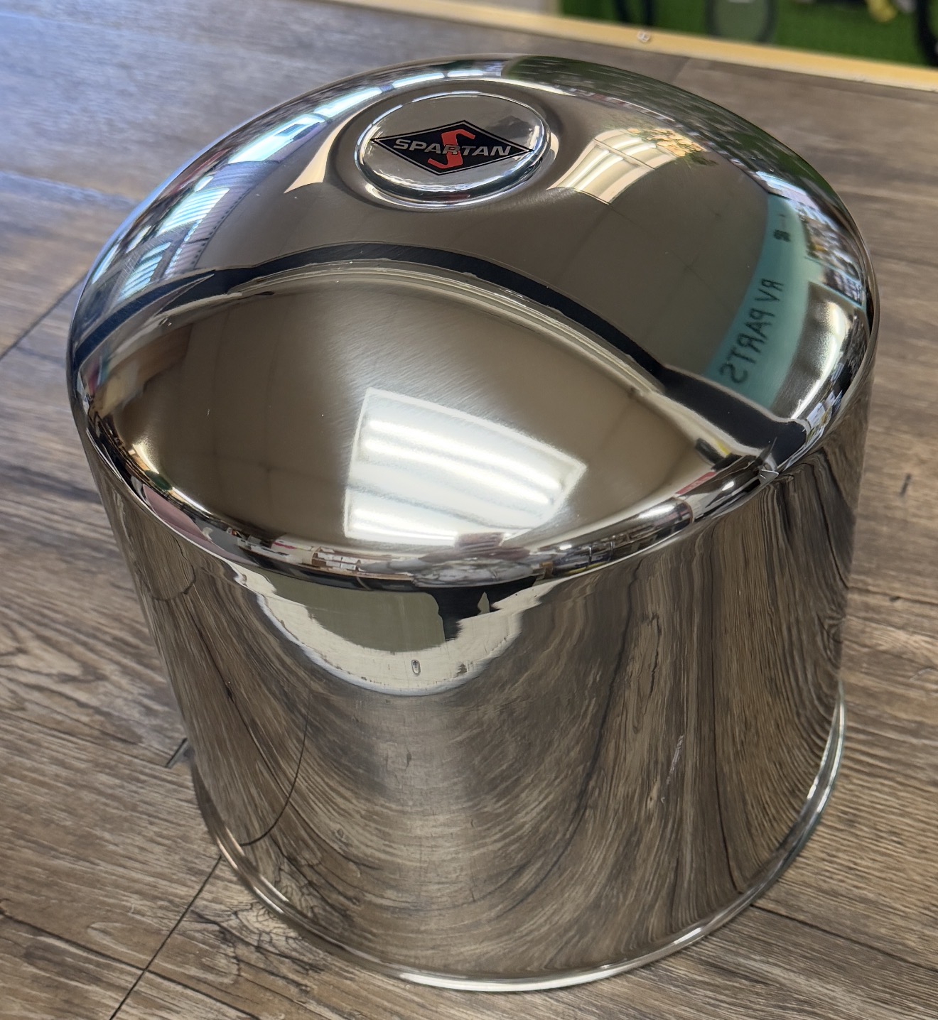 Spartan Hub Cover 0158-WW4-001 Rear High Hat w/Spartan Logo