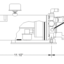 HWH RAP14195 PUMP/MOTOR/TANK ASSEMBLY