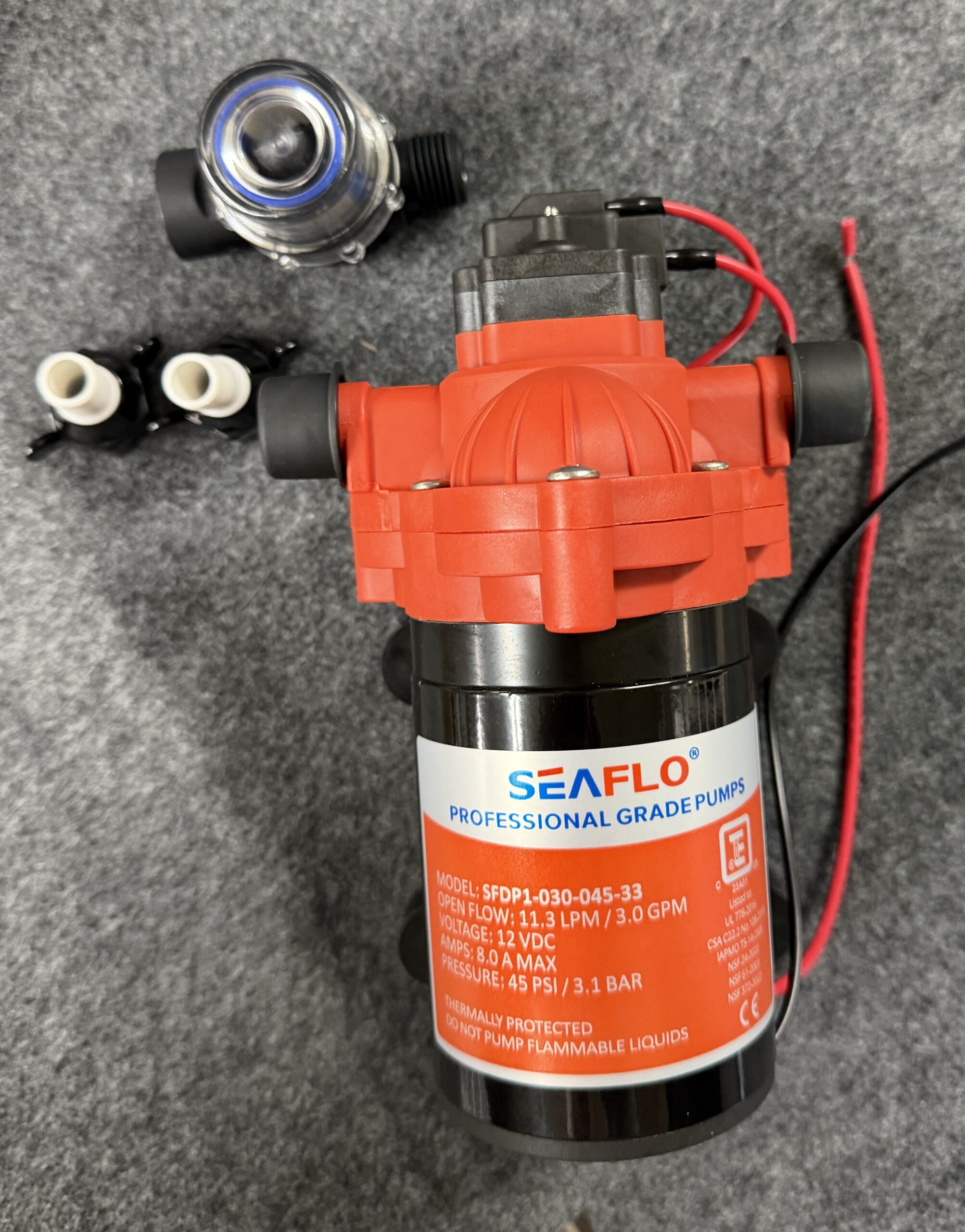 SEAFLO SFDP1-030-0454-33 12VOLT WATER PUMP