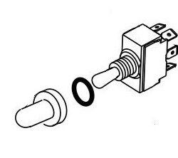 BARKER 736-0009 Trailer Tongue Jack Switch
