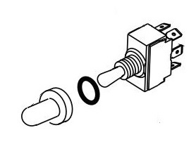 BARKER 736-0009 Trailer Tongue Jack Switch
