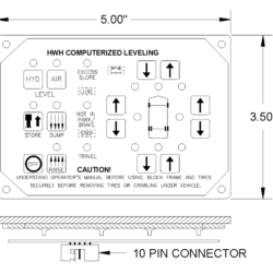 HWH RAP8552 Control Panel
